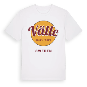 Välle cirkel t-shirt – ekologisk bomull t-shirt från Pinshirt
