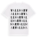 Vallmar ordlek t-shirt