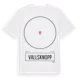 White t-shirt med Vallsknopp t-shirt