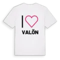 Jag älskar Valön t-shirt stort tryck