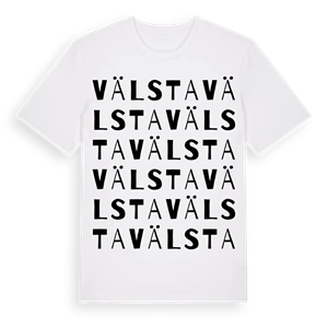 Välsta ordlek t-shirt – ekologisk bomull t-shirt från Pinshirt
