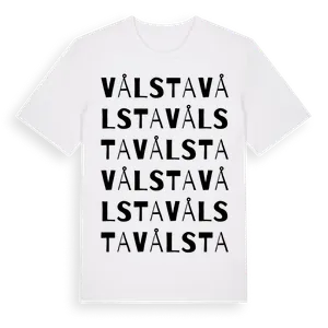 Vålsta ordlek t-shirt – ekologisk bomull t-shirt från Pinshirt