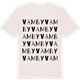 Vintage White t-shirt med Vamby ordlek t-shirt