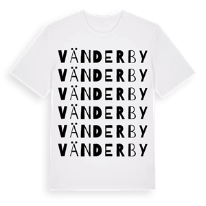 Vänderby ordlek t-shirt – ekologisk bomull t-shirt från Pinshirt