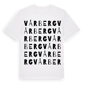 Vårberg ordlek t-shirt – ekologisk bomull t-shirt från Pinshirt