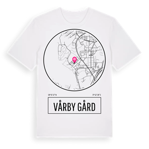 Vårby gård t-shirt – ekologisk bomull t-shirt från Pinshirt