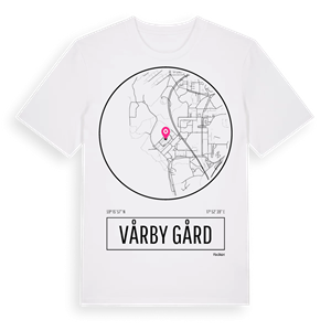 Vårby gård t-shirt – ekologisk bomull t-shirt från Pinshirt