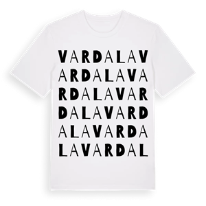Vardala ordlek t-shirt – ekologisk bomull t-shirt från Pinshirt