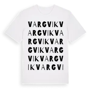 Vargvik ordlek t-shirt – ekologisk bomull t-shirt från Pinshirt