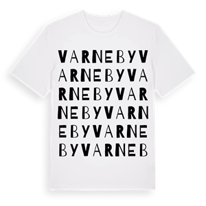 Varneby ordlek t-shirt – ekologisk bomull t-shirt från Pinshirt