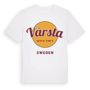 Vårsta cirkel t-shirt – ekologisk bomull t-shirt från Pinshirt