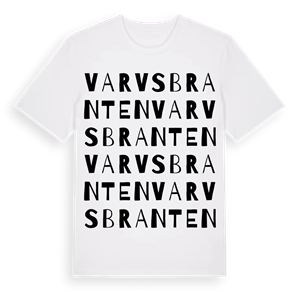 Varvsbranten ordlek t-shirt – ekologisk bomull t-shirt från Pinshirt