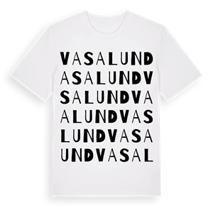 Vasalund ordlek t-shirt – ekologisk bomull t-shirt från Pinshirt