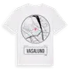 White t-shirt med Vasalund t-shirt