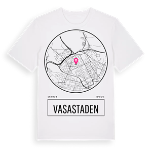 Vasastaden t-shirt – ekologisk bomull t-shirt från Pinshirt