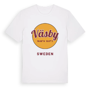 Väsby cirkel t-shirt – ekologisk bomull t-shirt från Pinshirt