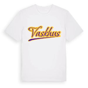 Vaskhus baseball t-shirt – ekologisk bomull t-shirt från Pinshirt