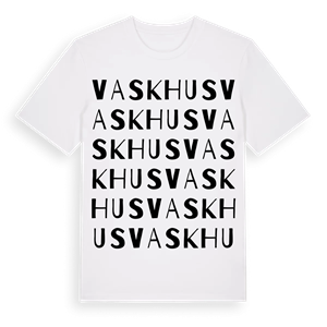 Vaskhus ordlek t-shirt – ekologisk bomull t-shirt från Pinshirt