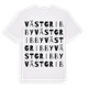 Väst Gribby ordlek t-shirt