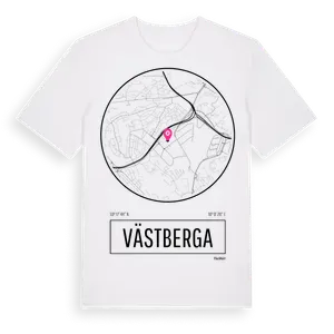 Västberga t-shirt – ekologisk bomull t-shirt från Pinshirt