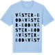 Blue Soul t-shirt med Väster-Boda ordlek t-shirt