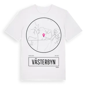 Västerbyn t-shirt – ekologisk bomull t-shirt från Pinshirt
