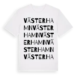 Västerhamn ordlek t-shirt – ekologisk bomull t-shirt från Pinshirt