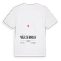 Västermur karta t-shirt
