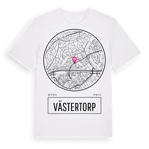 Västertorp t-shirt – ekologisk bomull t-shirt från Pinshirt