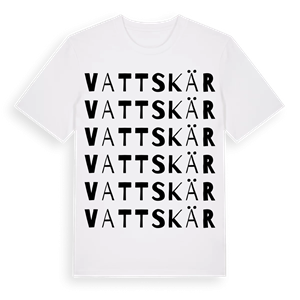 Vattskär ordlek t-shirt – ekologisk bomull t-shirt från Pinshirt