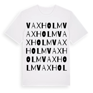 Vaxholm ordlek t-shirt – ekologisk bomull t-shirt från Pinshirt