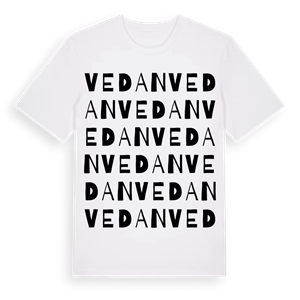Vedan ordlek t-shirt – ekologisk bomull t-shirt från Pinshirt