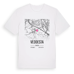 Veddesta karta t-shirt – ekologisk bomull t-shirt från Pinshirt