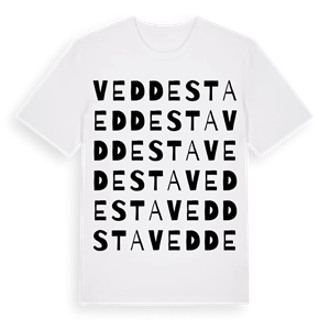 Veddesta ordlek t-shirt – ekologisk bomull t-shirt från Pinshirt