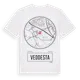 White t-shirt med Veddesta t-shirt