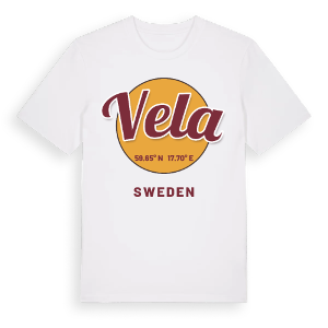 Vela cirkel t-shirt – ekologisk bomull t-shirt från Pinshirt