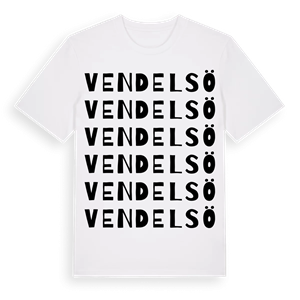 Vendelsö ordlek t-shirt – ekologisk bomull t-shirt från Pinshirt