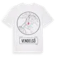 White t-shirt med Vendelsö t-shirt