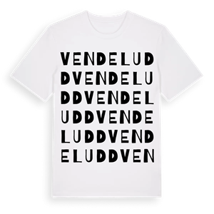 Vendeludd ordlek t-shirt – ekologisk bomull t-shirt från Pinshirt