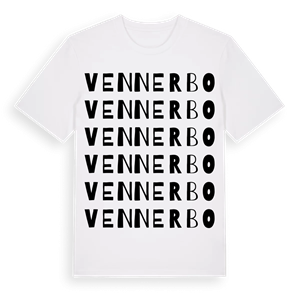 Vennerbo ordlek t-shirt – ekologisk bomull t-shirt från Pinshirt