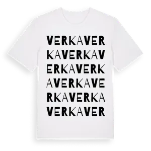 Verka ordlek t-shirt – ekologisk bomull t-shirt från Pinshirt