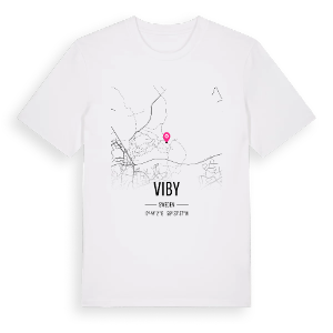 Viby karta t-shirt – ekologisk bomull t-shirt från Pinshirt