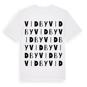 Vidby ordlek t-shirt – ekologisk bomull t-shirt från Pinshirt