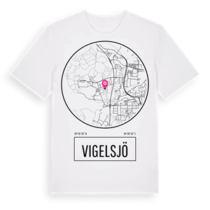 Vigelsjö t-shirt – ekologisk bomull t-shirt från Pinshirt