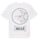 White t-shirt med Vigelsjö t-shirt