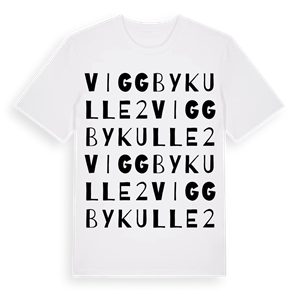 Viggby kulle 2 ordlek t-shirt – ekologisk bomull t-shirt från Pinshirt