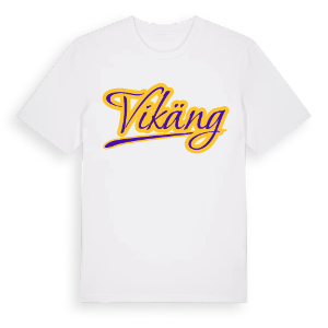 Vikäng baseball t-shirt – ekologisk bomull t-shirt från Pinshirt