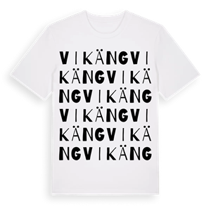 Vikäng ordlek t-shirt – ekologisk bomull t-shirt från Pinshirt