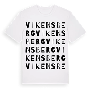 Vikensberg ordlek t-shirt – ekologisk bomull t-shirt från Pinshirt