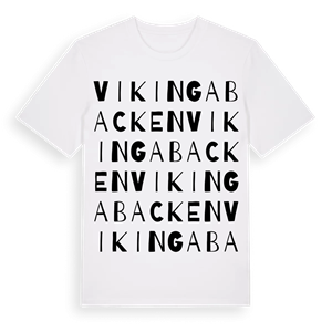 Vikingabacken ordlek t-shirt – ekologisk bomull t-shirt från Pinshirt